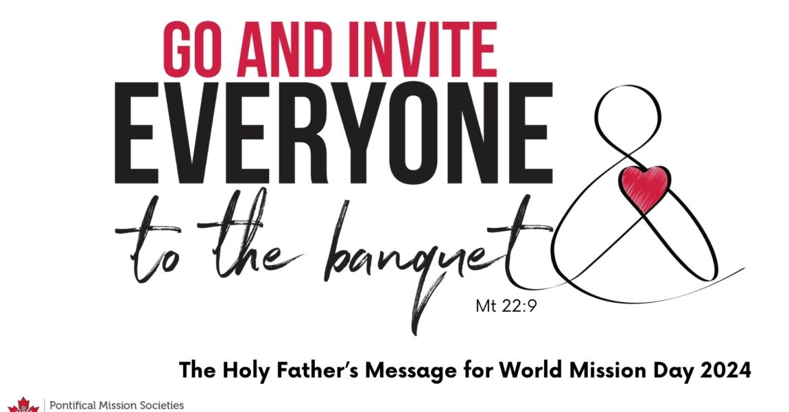 Message from the Pope for World Mission Day 2024