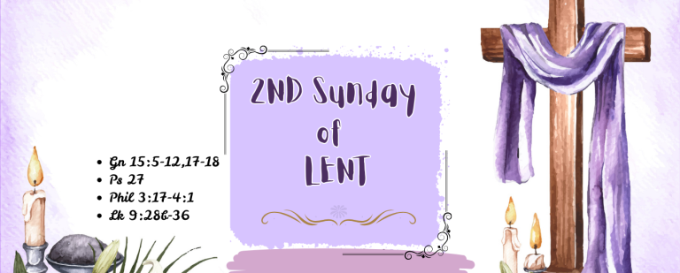 SECOND SUNDAY OF LENT (YEAR C)