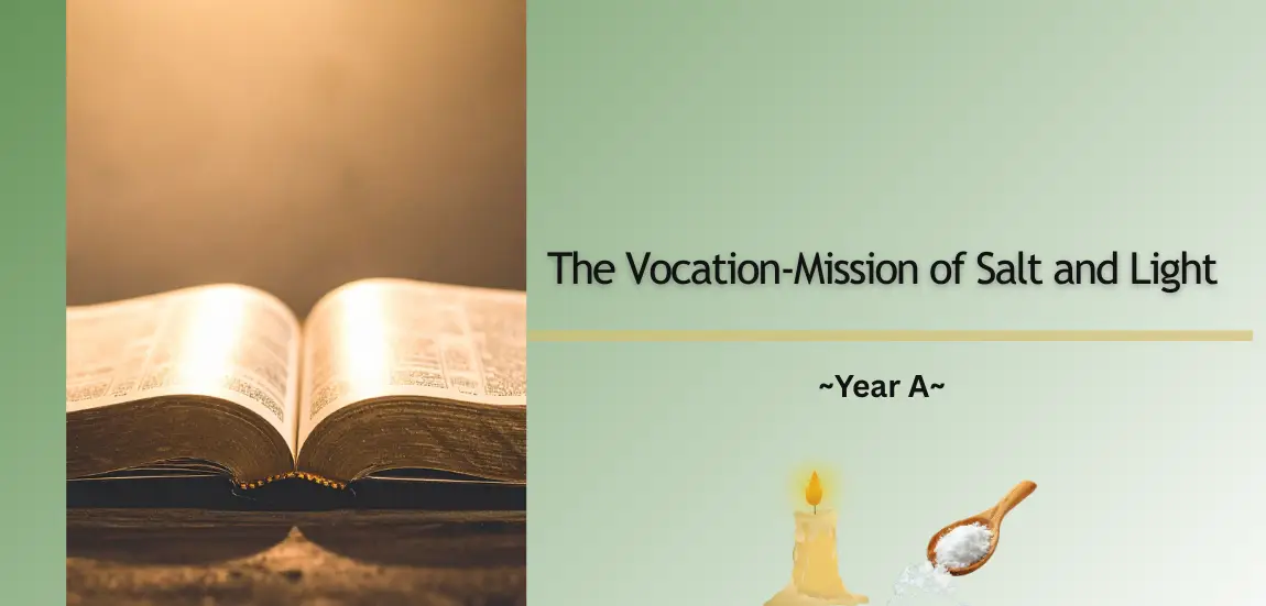 FIFTH SUNDAY IN ORDINARY TIME (YEAR A)