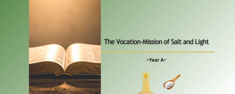 FIFTH SUNDAY IN ORDINARY TIME (YEAR A)