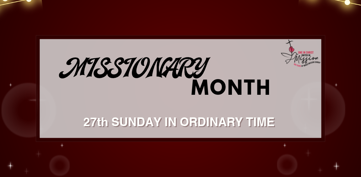 TWENTY SEVENTH SUNDAY IN ORDINARY TIME (YEAR A)