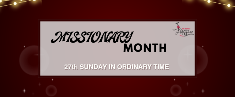TWENTY SEVENTH SUNDAY IN ORDINARY TIME (YEAR A)