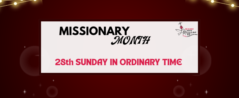 TWENTY EIGTH SUNDAY IN ORDINARY TIME (YEAR A)